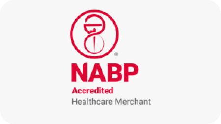 The NABP Healthcare Merchant logo and accreditation seal